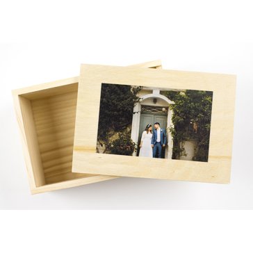 4x6 Wood Box w/ 1-Inch Borders - Color Services